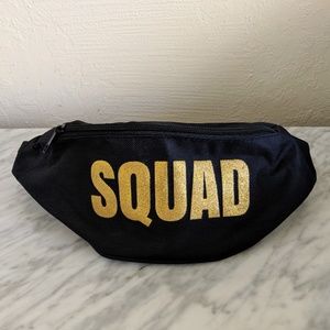 Gold Glitter Squad Fanny Pack
